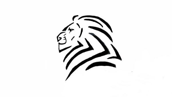 Лев картинки для тату эскизы