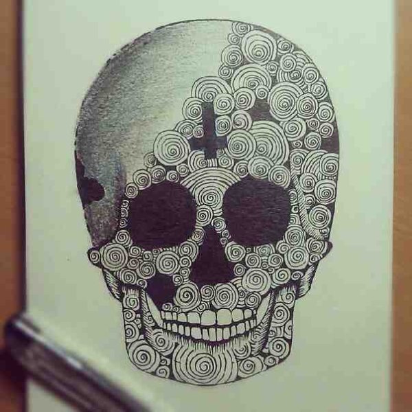 Ручка «череп»