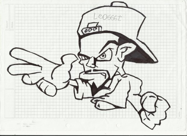 Граффити на бумаге