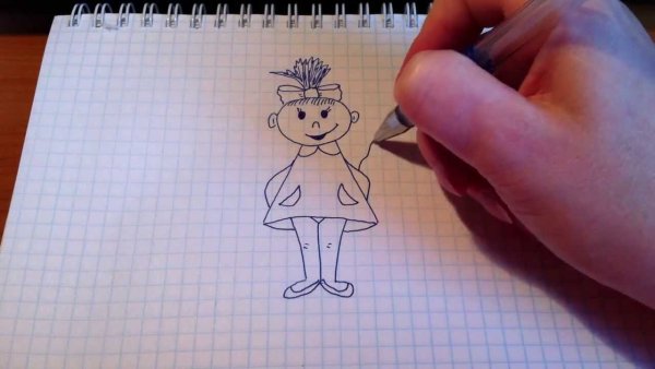 Обычные рисунки несложные