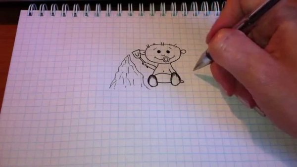 Рисунок ручкой для начинающих