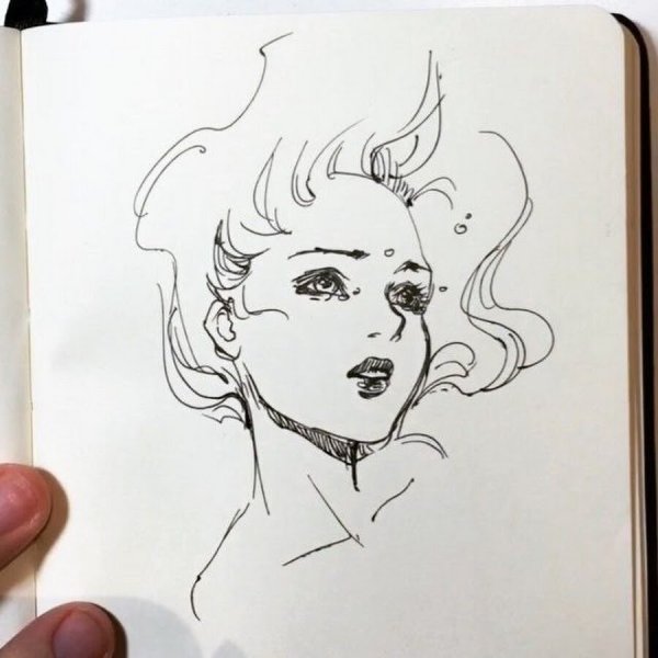 Рисунки для срисовки в скетчбук