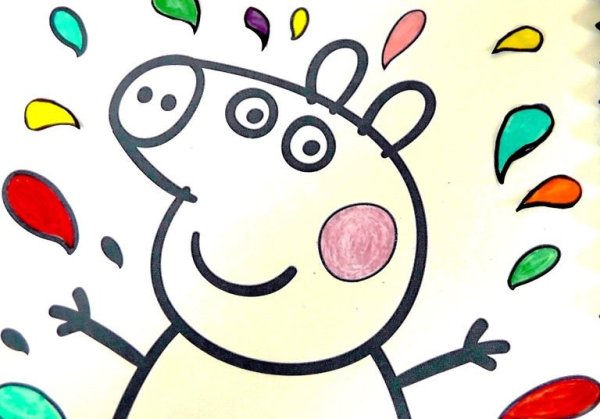 Милые рисунки для срисовки фломастерами