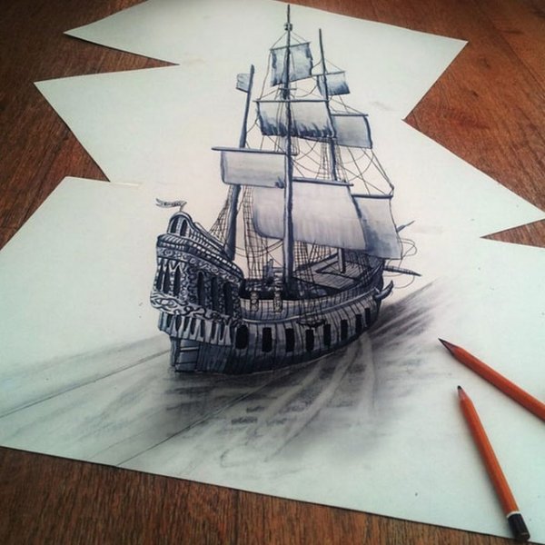 Корабль набросок