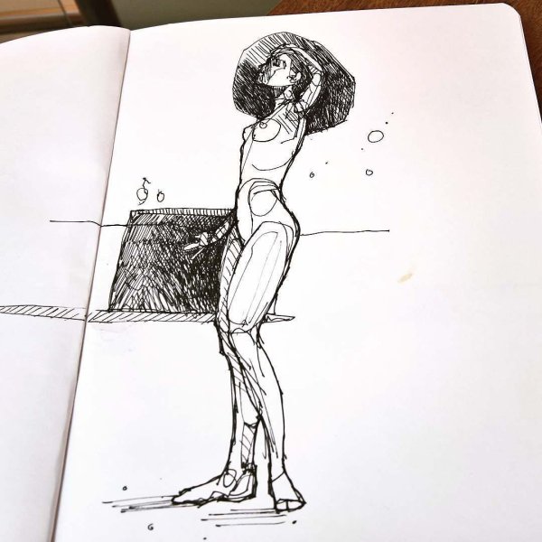 Фигуры человека для скетчбука