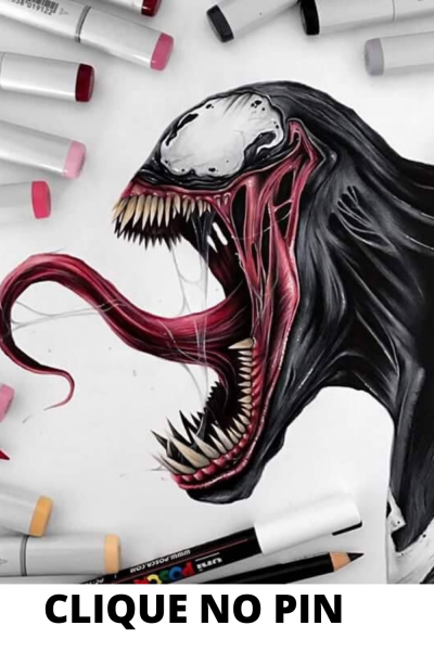 Страшные рисунки маркерами