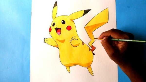 Лёгкие рисунки Пикачу