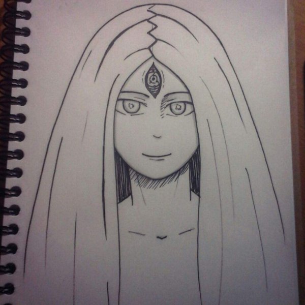 Аниме рисунки ручкой