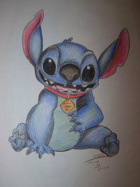 Стич скетч маркерами