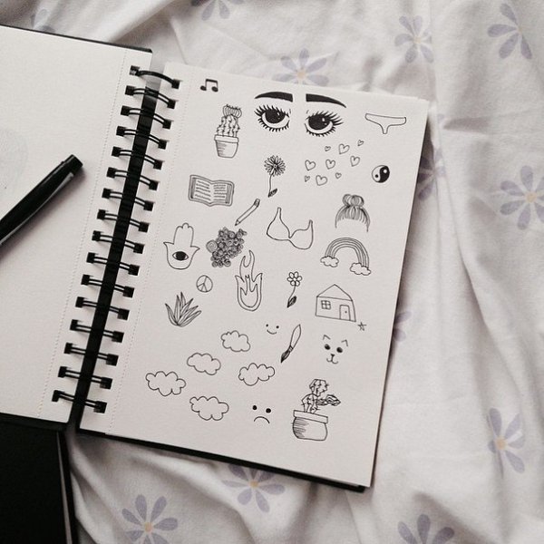 Маленькие рисуночки в блокнотик