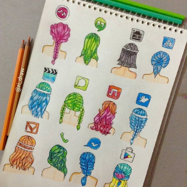 Рисунки для срисовки в виде приложений