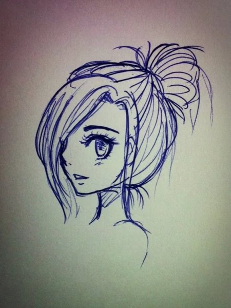 Картинки для срисовки девочки