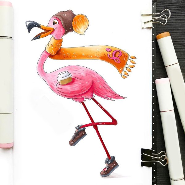 Рисунки цветными карандашами