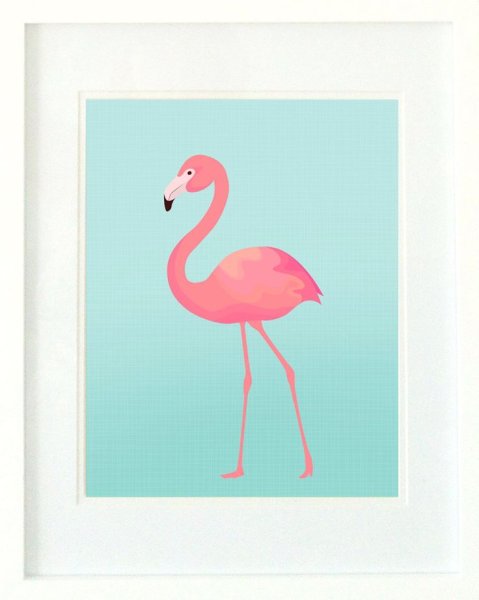 Милые Фламинго арты