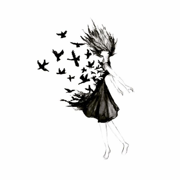 Грустные рисунки для скетчбука