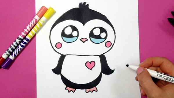 Рисунки для срисовки лёгкие и милые