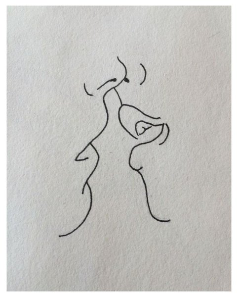 Крутые рисунки маркером на бумаге