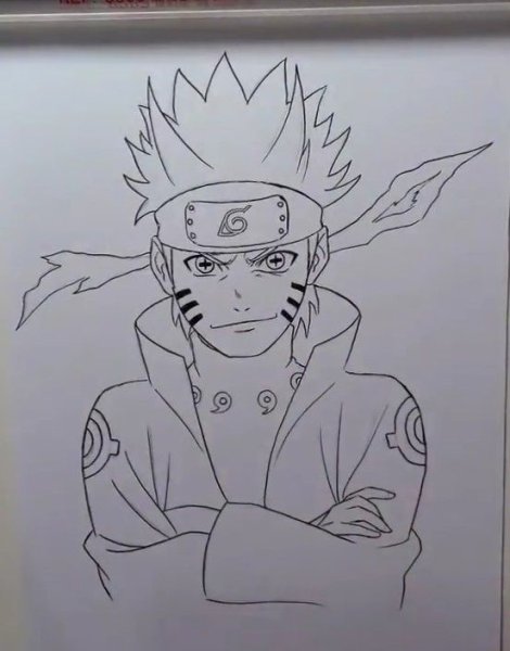 Наруто скетчи персонажей курама