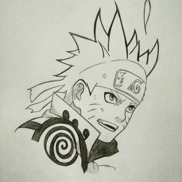 Наруто Наброски Какаси