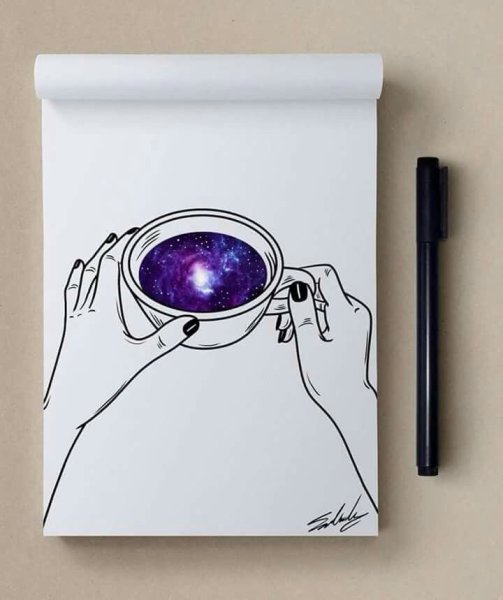 Космос для скетчбука