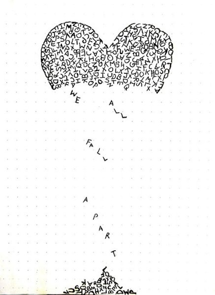 Рисунок для скетчбука легкие сердце