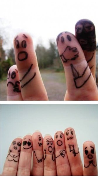 Палец рисунок