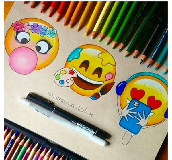 Рисование фломастерами и карандашами