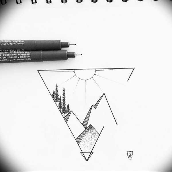 Эскизы ручкой легкие