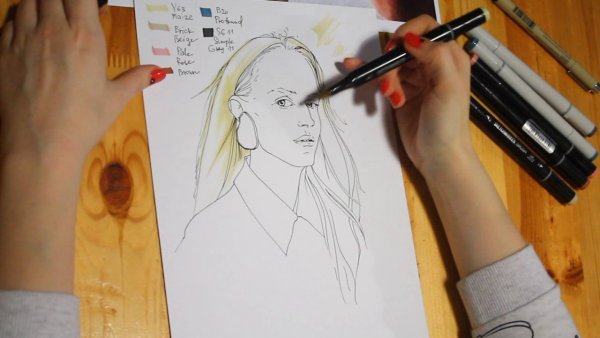 Уроки рисования для начинающих фломастерами