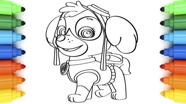 Раскраска фломастеры