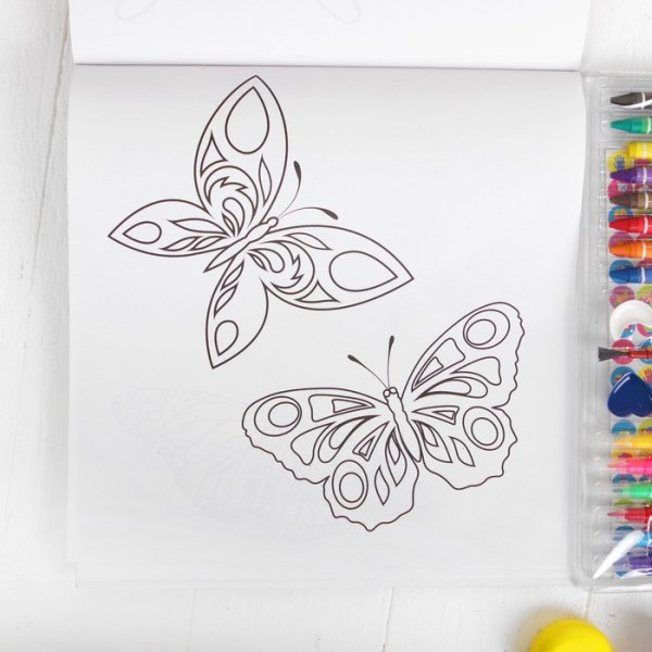 Раскрашивание маркерами