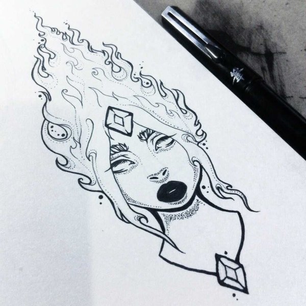 Рисунки для срисовки маркерами