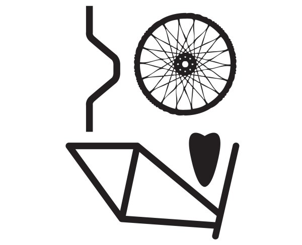 Трафареты для 3д ручки велосипед