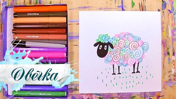 Рисуем фломастерами с детьми