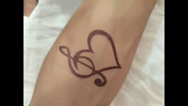 Тату маркером на руке для начинающих