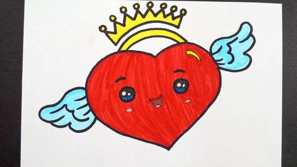 Сердечки для срисовки