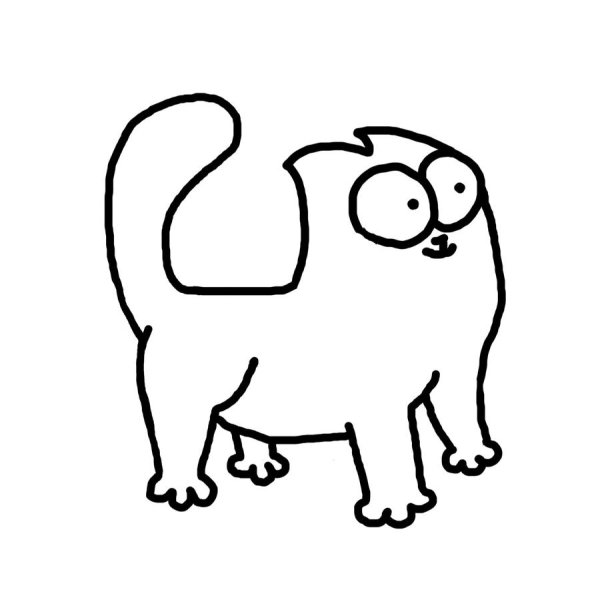 Кот Саймон 3д ручкой