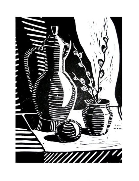 Гончаров линогравюра