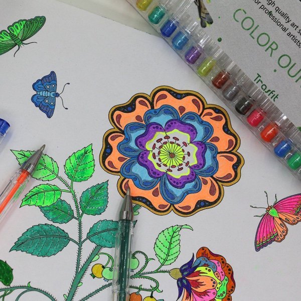 Рисунки из гелевых ручек