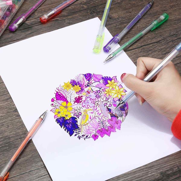 Рисование цветными ручками