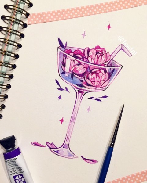 Яркие рисунки для скетчбука легкие