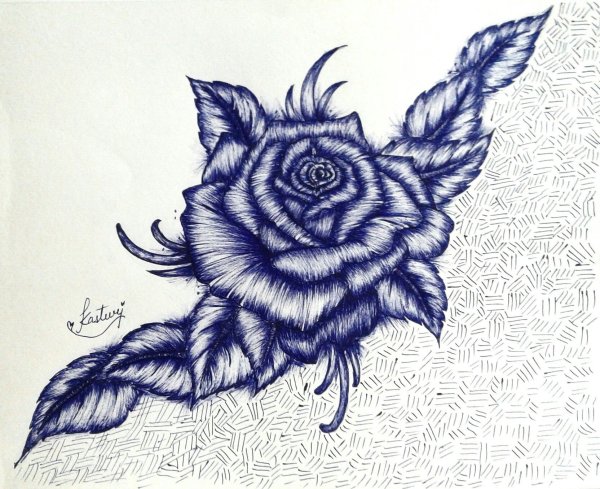 Красивые рисунки ручкой