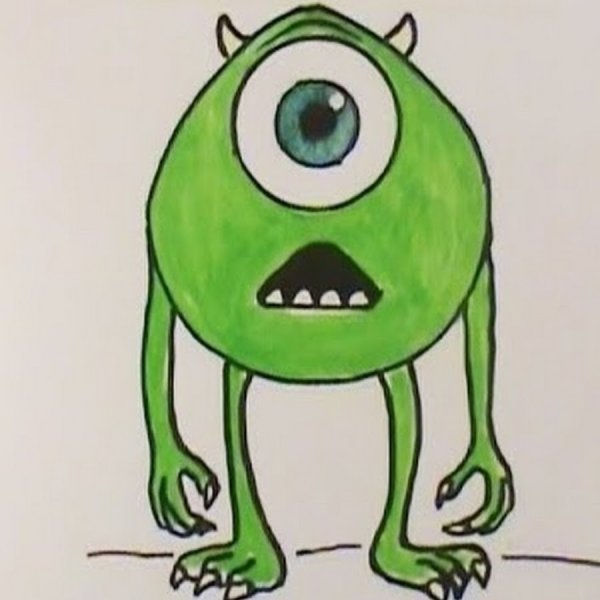 Зелёные рисунки для срисовки