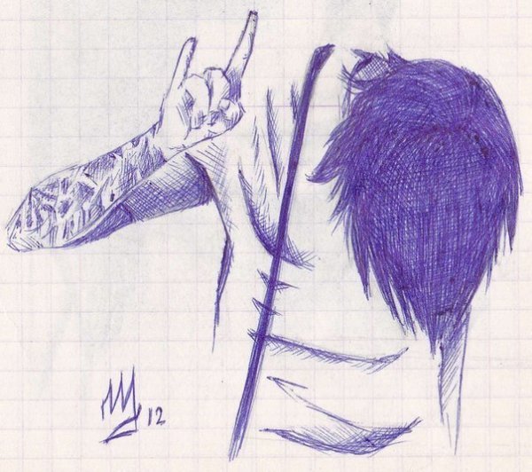 Красивый глаз карандашом