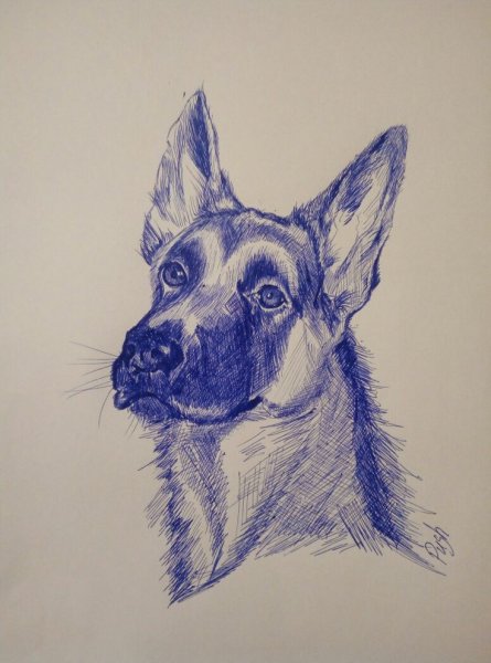 Ручка "собака"