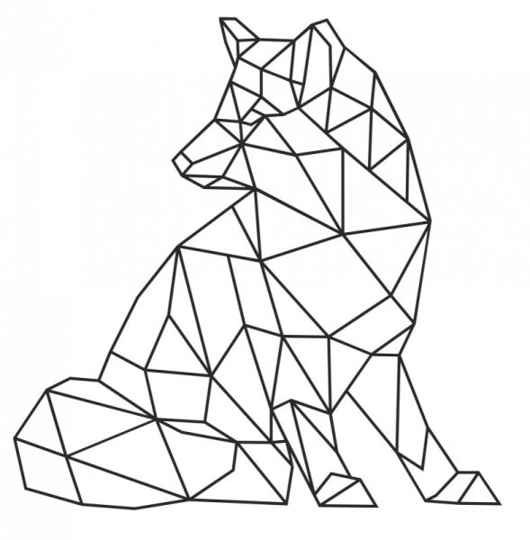 Геометрические фигуры животных