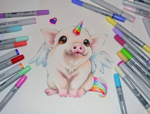 Рисунок Совы легкий