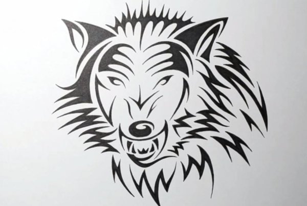 Тату на бумаге