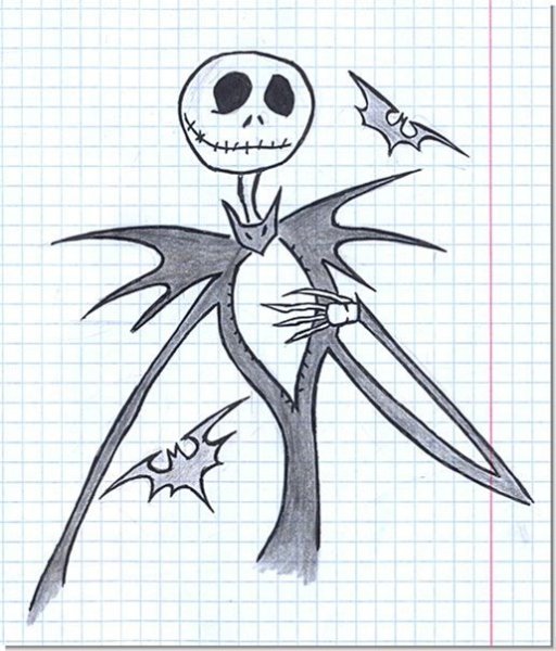 Рисунки ручкой в тетради