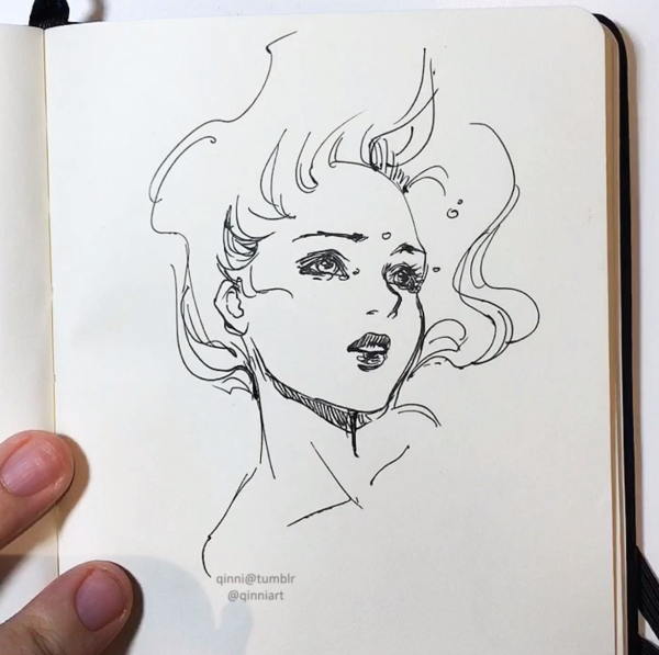 Рисунки для срисовки в скетчбук